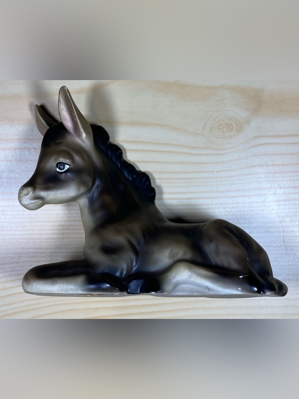 Enesco Imports Japan Donkey Figure Decoration Nativity Ceramic Hand Painted